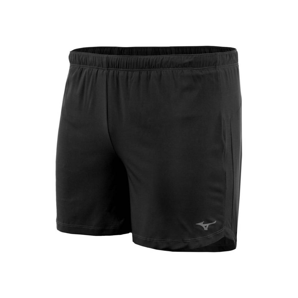 Damske Šortky Mizuno Core 5" Bezecke Čierne Vypredaj GOYI30789